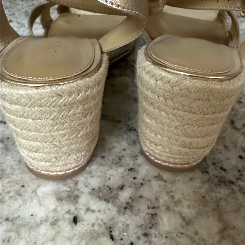 J. Crew chic metallic